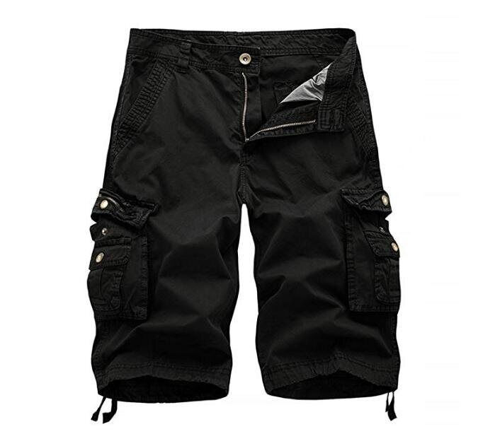 Thumbnail: Mens Cotton Relaxed Fit Fit Outdoor Camouflage Camo Cargo Shorts