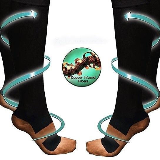 Thumbnail: Copper Infused Compression Socks 6-Pack Lightweight