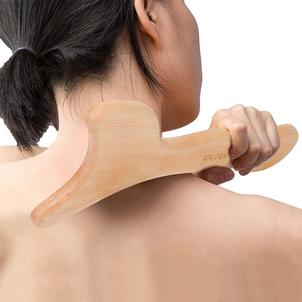 Thumbnail: Wood Therapy Massage Tool Lymphatic Drainage Paddle Wooden Scraping Tools Therap