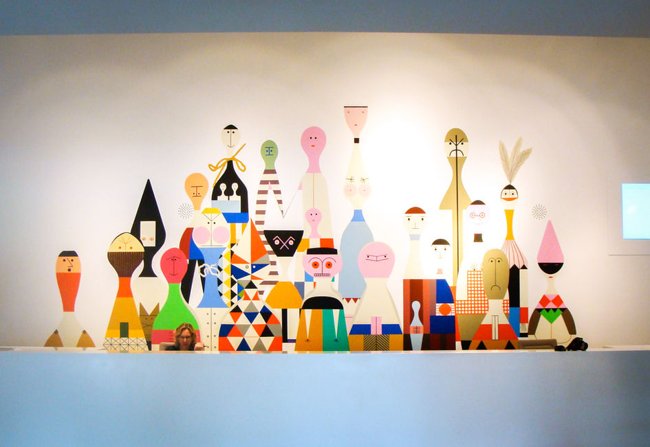 Vitra Haus, Wooden Dolls, Alexander Girard, Vitra Museum