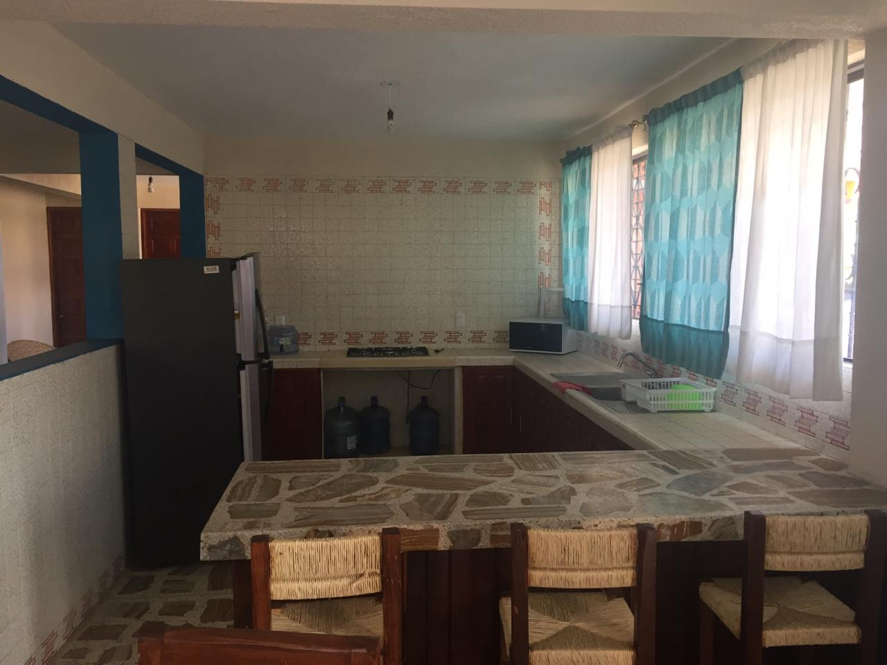 ¡¡¡VIVE TUS VACACIONES AL MÁXIMO EN ZIHUATANEJO, GRO. MÉXICO!!!
¡¡¡Departamento Completamente Equipado Para Tus Vacaciones a una cuadra de la Playa!!!
- Tres Amplias Recámaras con Aire Acondicionado y Baño Privado Cada Una
- Sala
- Comedor
- Cocina con Barra
- TV
Ubicado en Pleno Corazón de Zihuatanejo
____________________
LIVE YOUR HOLIDAYS TO THE MAXIMUM IN ZIHUATANEJO, GRO. MEXICO!!!
Fully Equipped Apartment For Your Holidays one block from the Beach!!!
- Three Spacious Bedrooms with Air Conditioning and Private Bathroom Each
- Living room
- Dinning room
- Kitchen with Bar
- TV
Located in the heart of Zihuatanejo