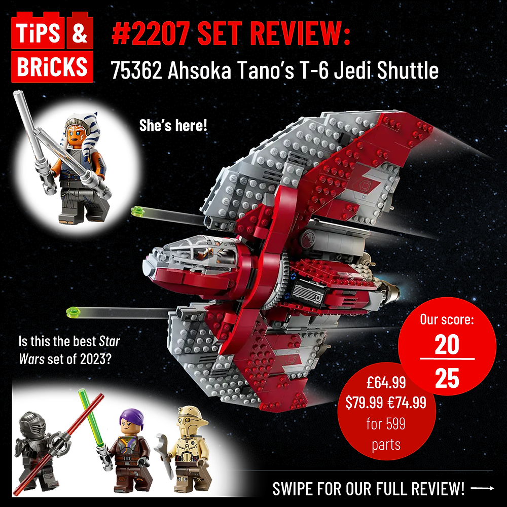 Lego star wars outlet ahsoka tano jedi starfighter