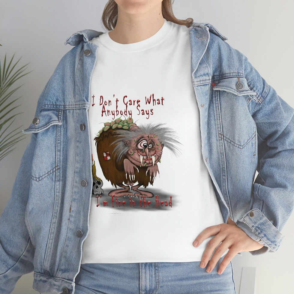 Thumbnail: Fine in the Head - T-Shirt