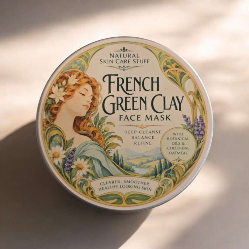 Green Clay Face Masks - 100ml - Deep Cleansing for Congested Skin