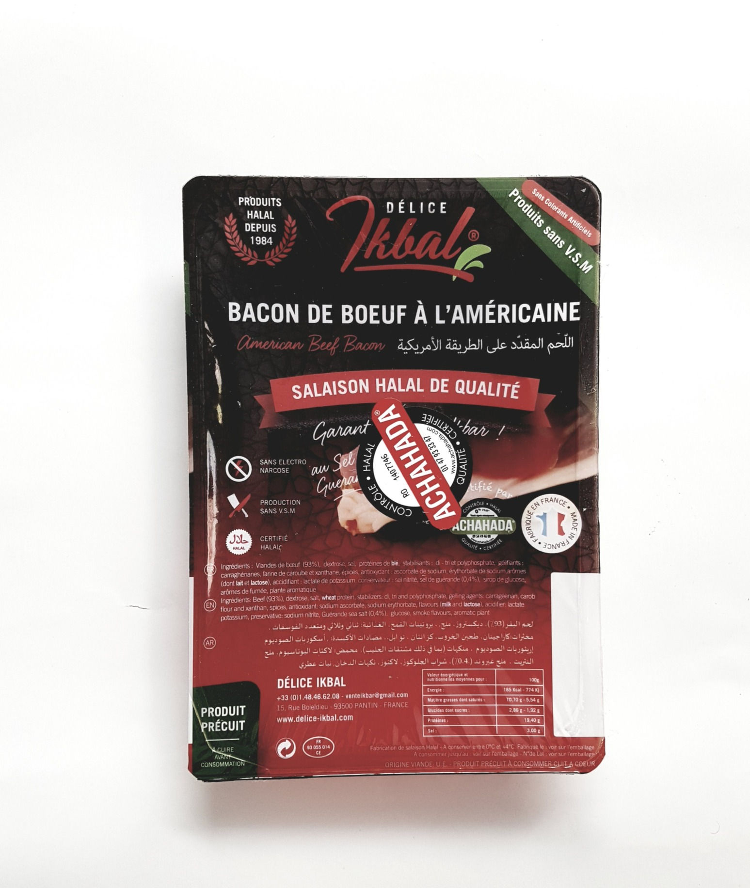 BACON DE BOEUF A L'AMÉRICAINE IKBAL