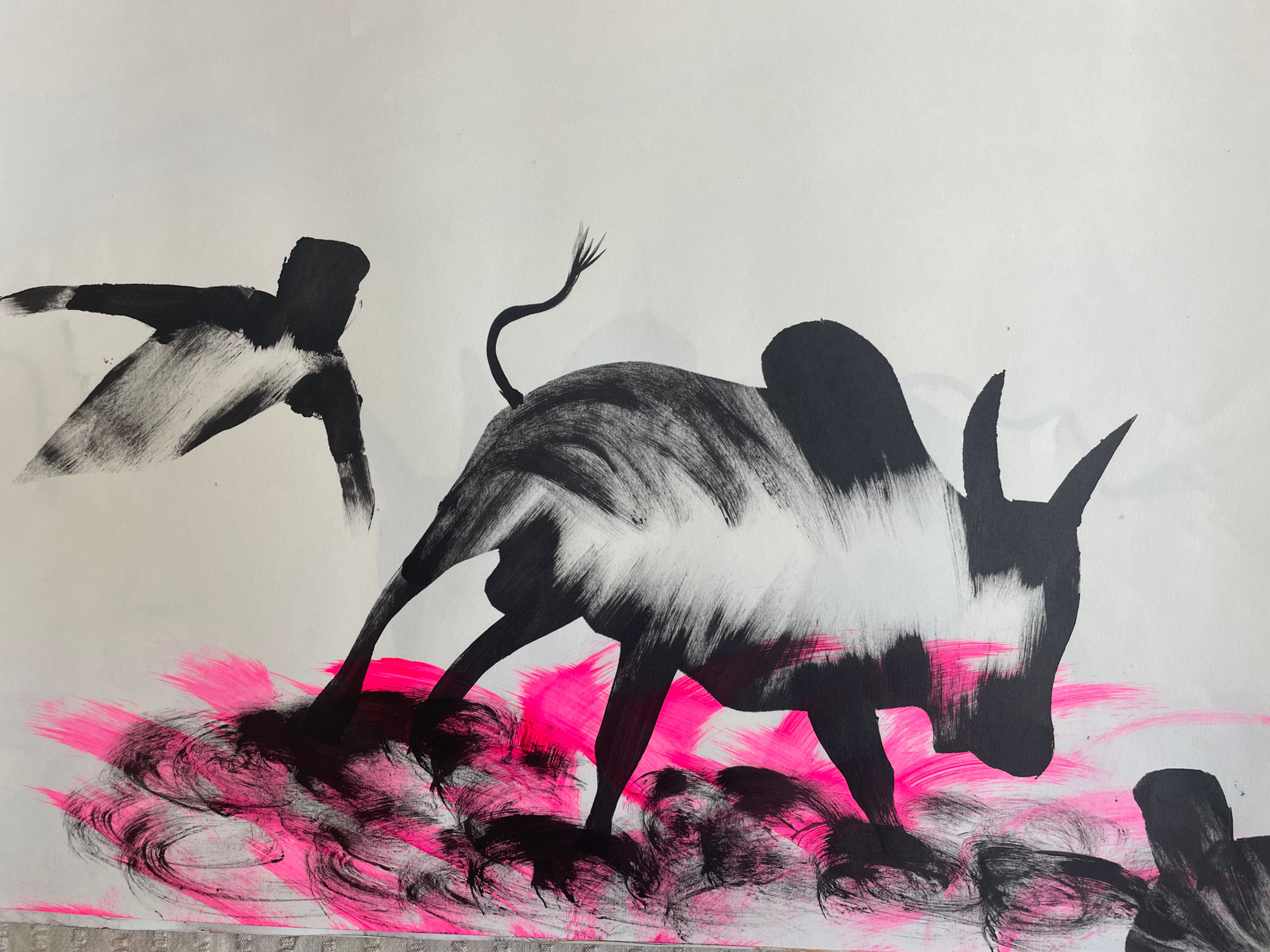 LCA 221 Thunder Vein /  Hermon Carduz | A3 Acrylic on Paper