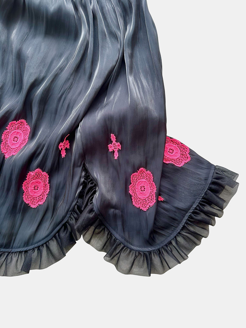 サムネイル： APPLI BLOUSE & SKIRT "FLORAL LACE"