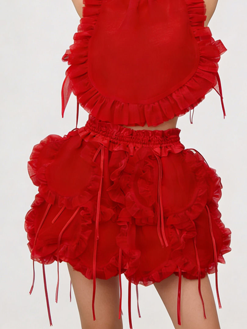サムネイル： BIBFULL SKIRT "TRANS MINI"