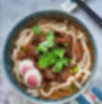 Spicy Garlic Beef Udon