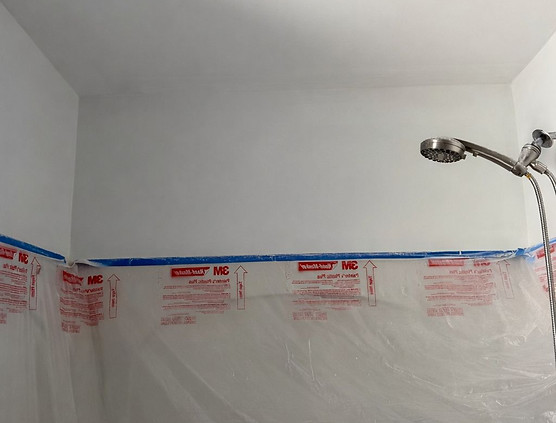 fresh white interior wall painting and smooth ceiling finish in Breckenridge Morrisville NC