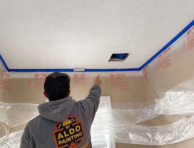 drywall repair clayton nc wall patch and ceiling drywall repair in a Clayton home