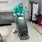 Medical Floor Scrubing