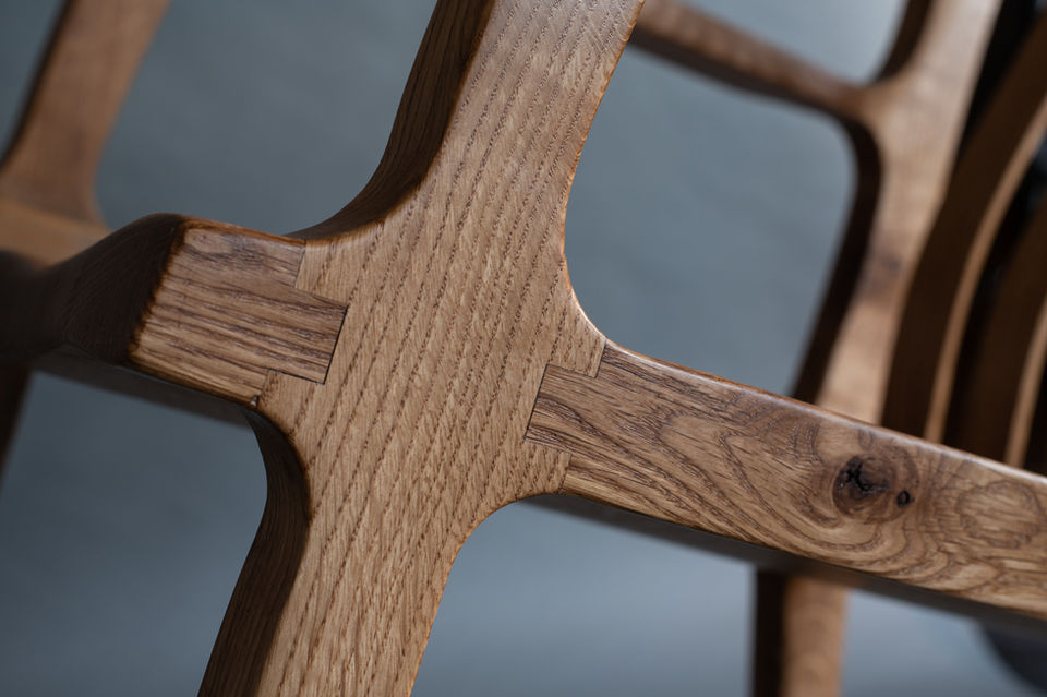 Oak rocking chair - handmade by Hill Top Furniture, Cumbria