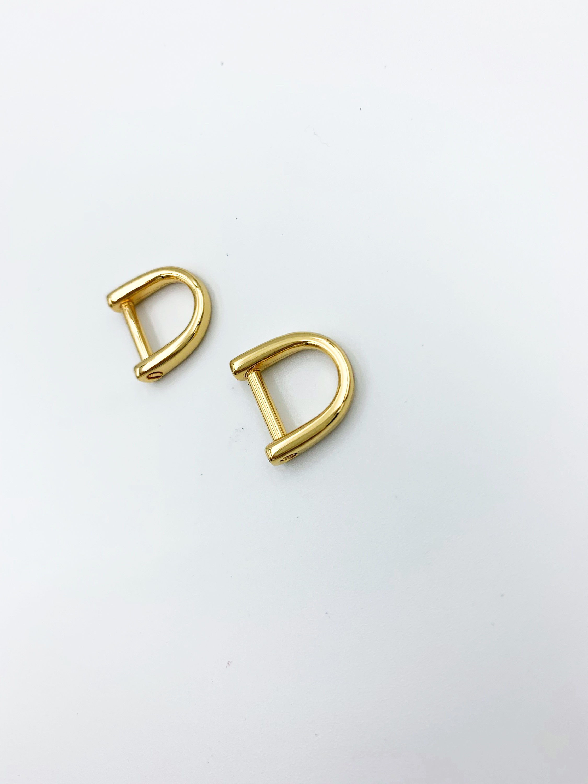 D-ring - goud - 10mm - IT
