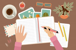 mains-femme-tenant-stylo-ecrit-dans-jour