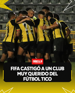 FIFA castigó a un club tradicional del fútbol tico