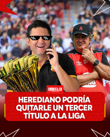 Herediano podría quitarle un tercer título a la liga