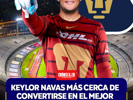 Keylor Navas más cerca de convertirse en el mejor arquero de la liga MX