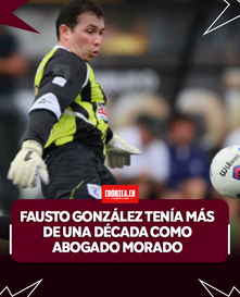 Fausto González tenía más de una década como abogado morado