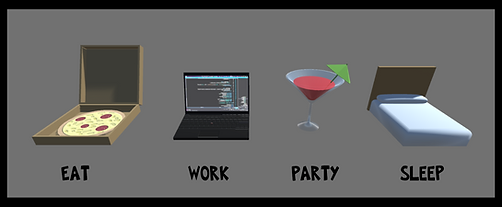 Around the clock - Items