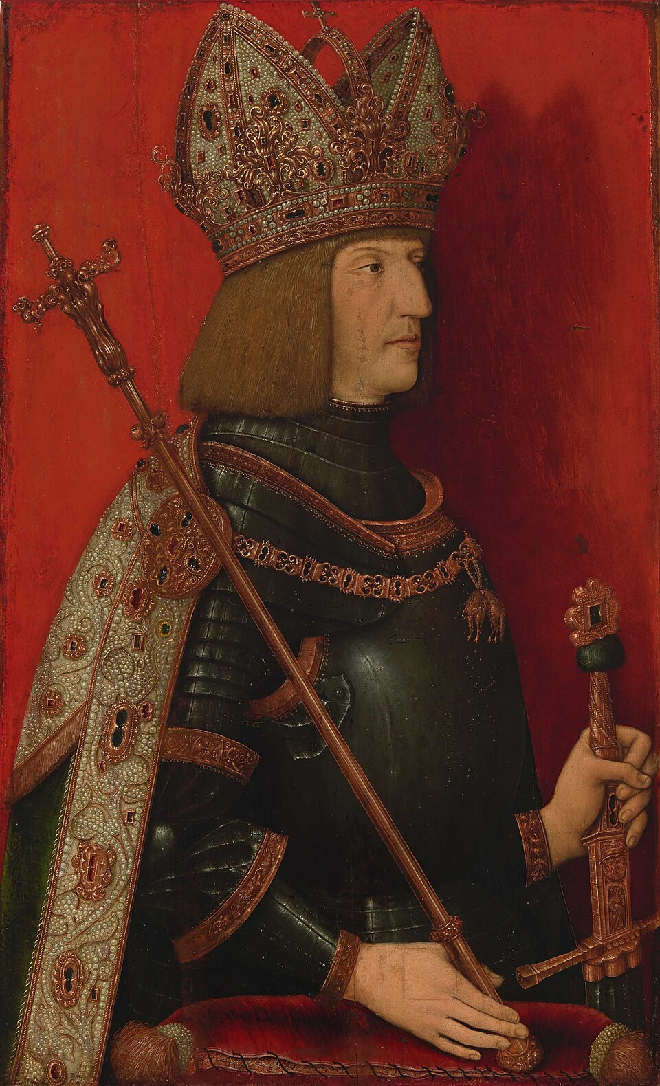 Maximilian I - Bernhard Strigel, c. 1508