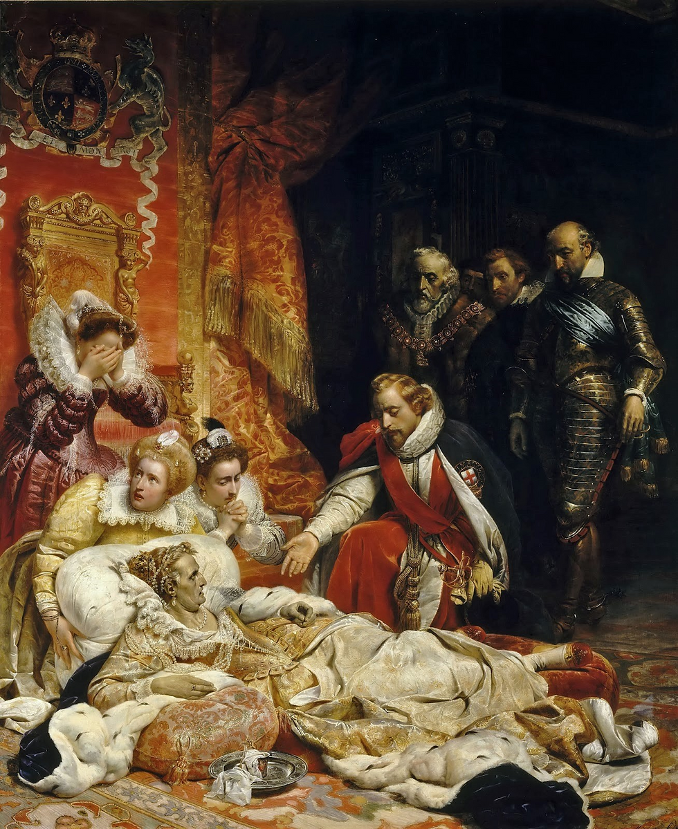 Elizabeth's Death - Paul Delaroche 1828