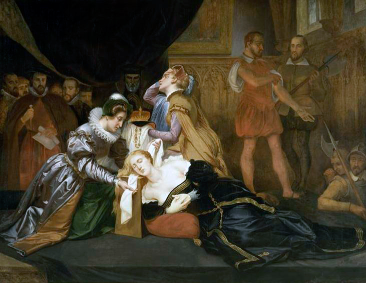 The Death of Mary Stuart - Abel de Pujol