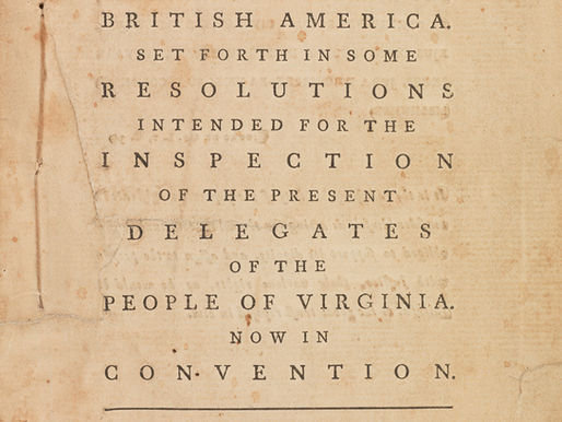 A SUMMARY VIEW OF THE RIGHTS OF BRITISH AMERICA — Thomas Jefferson