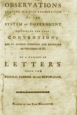 The Federal Farmer: Pamphlet I
