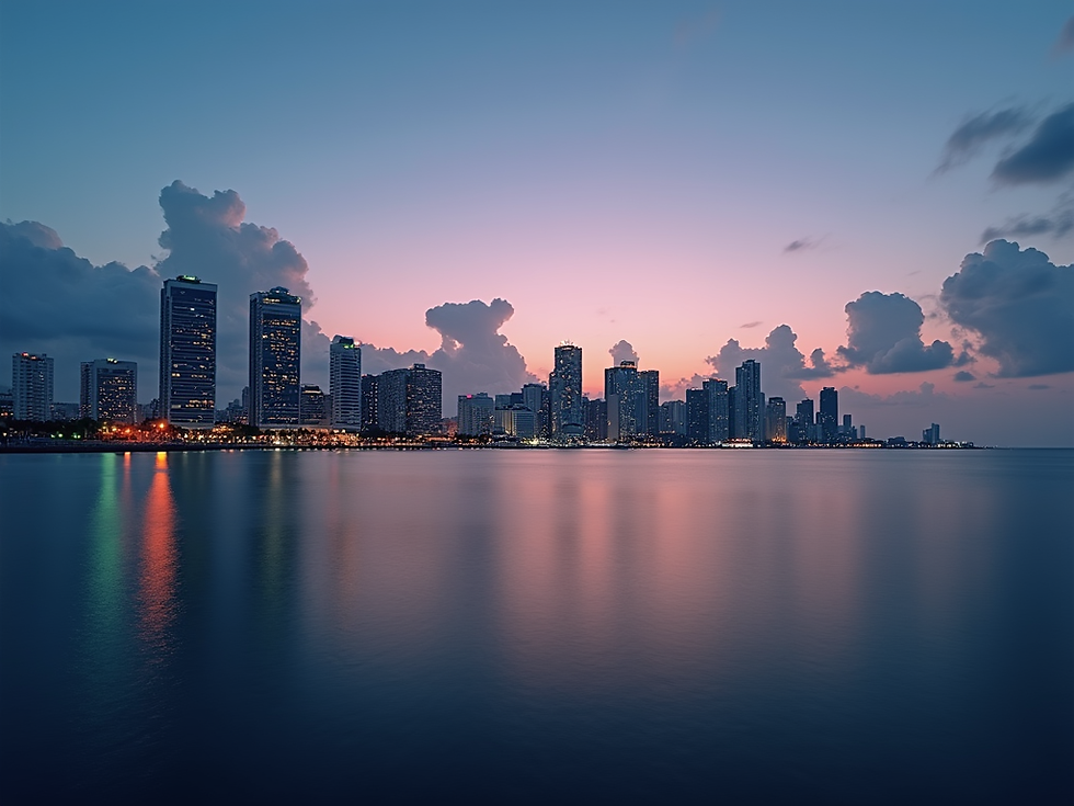 modern panama city skyline at twilight reflecting on the pacific ocean.png