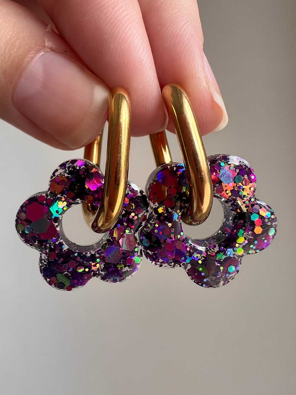 Pampille fleur violette