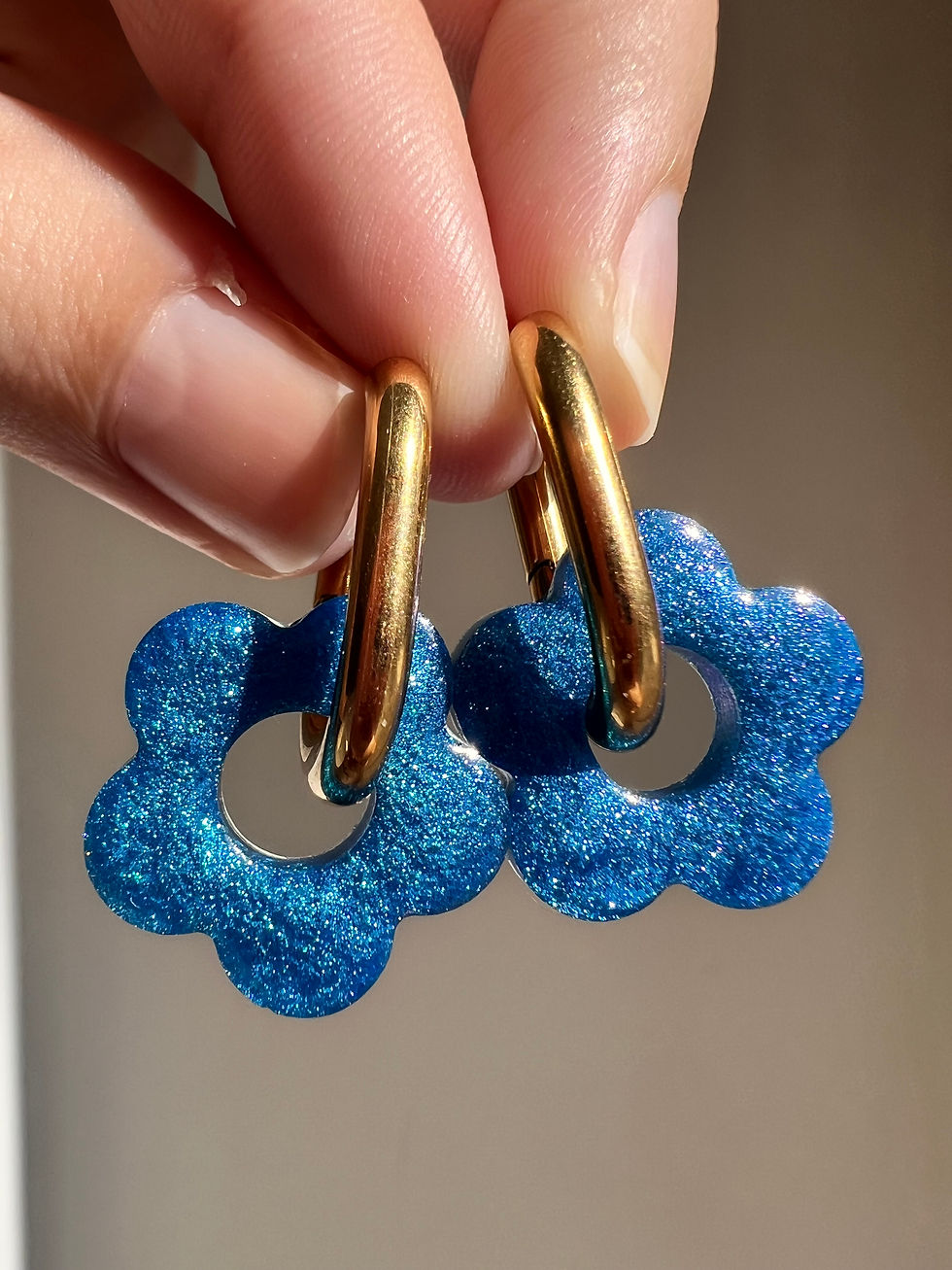 Pampilles fleurs bleues