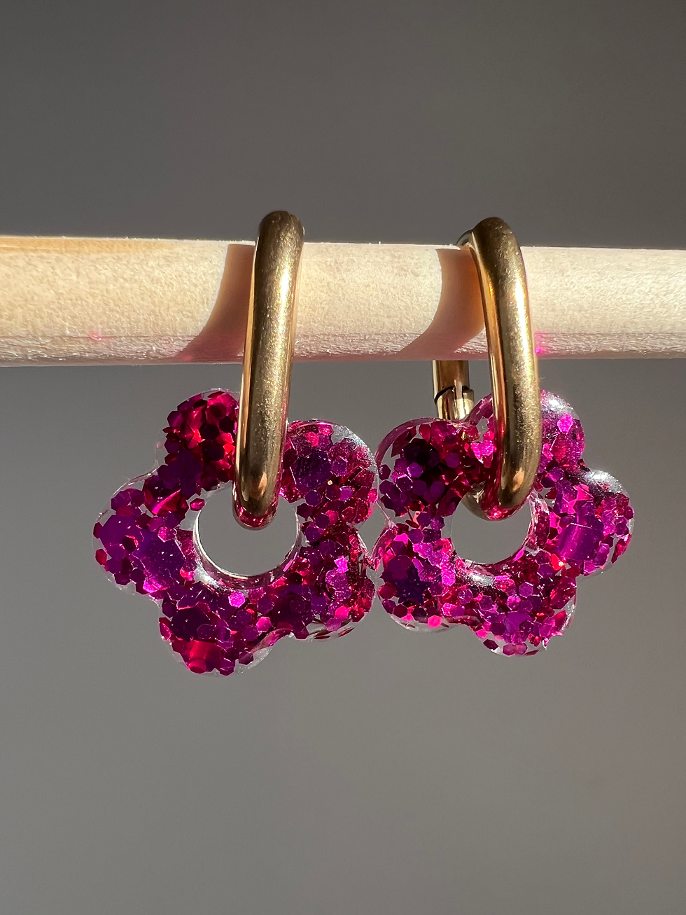 Fleurs roses fuchsia