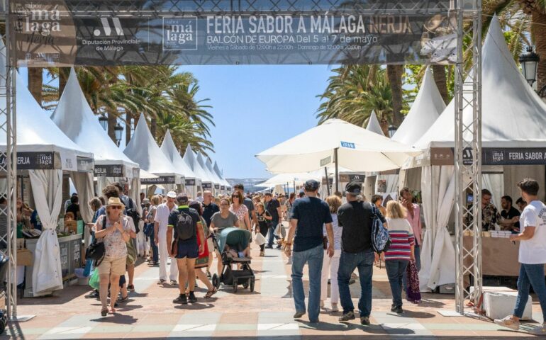 Bild från utställningen sabor a malaga i Nerja på Europabalongen