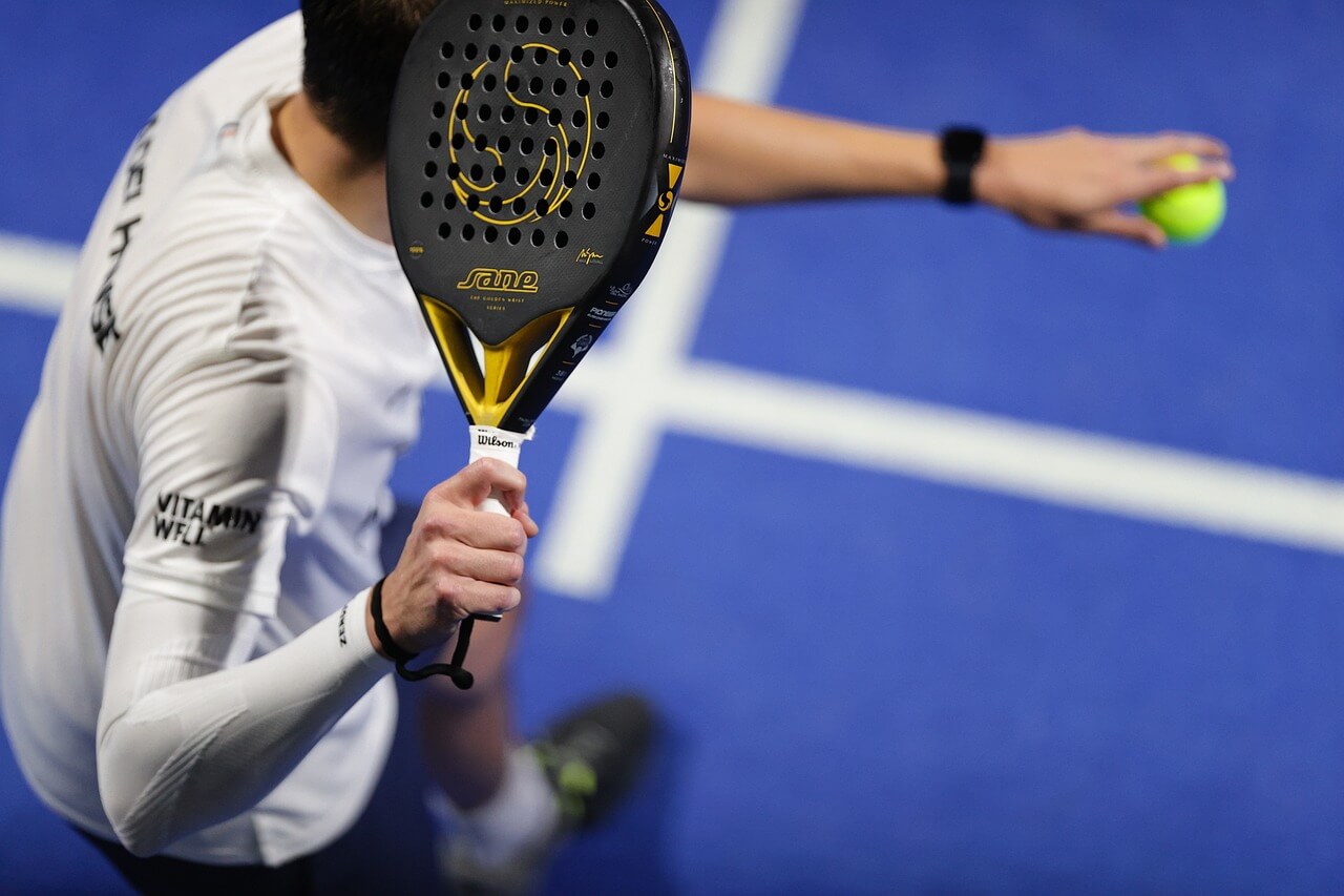 Padelspelare i Nerja