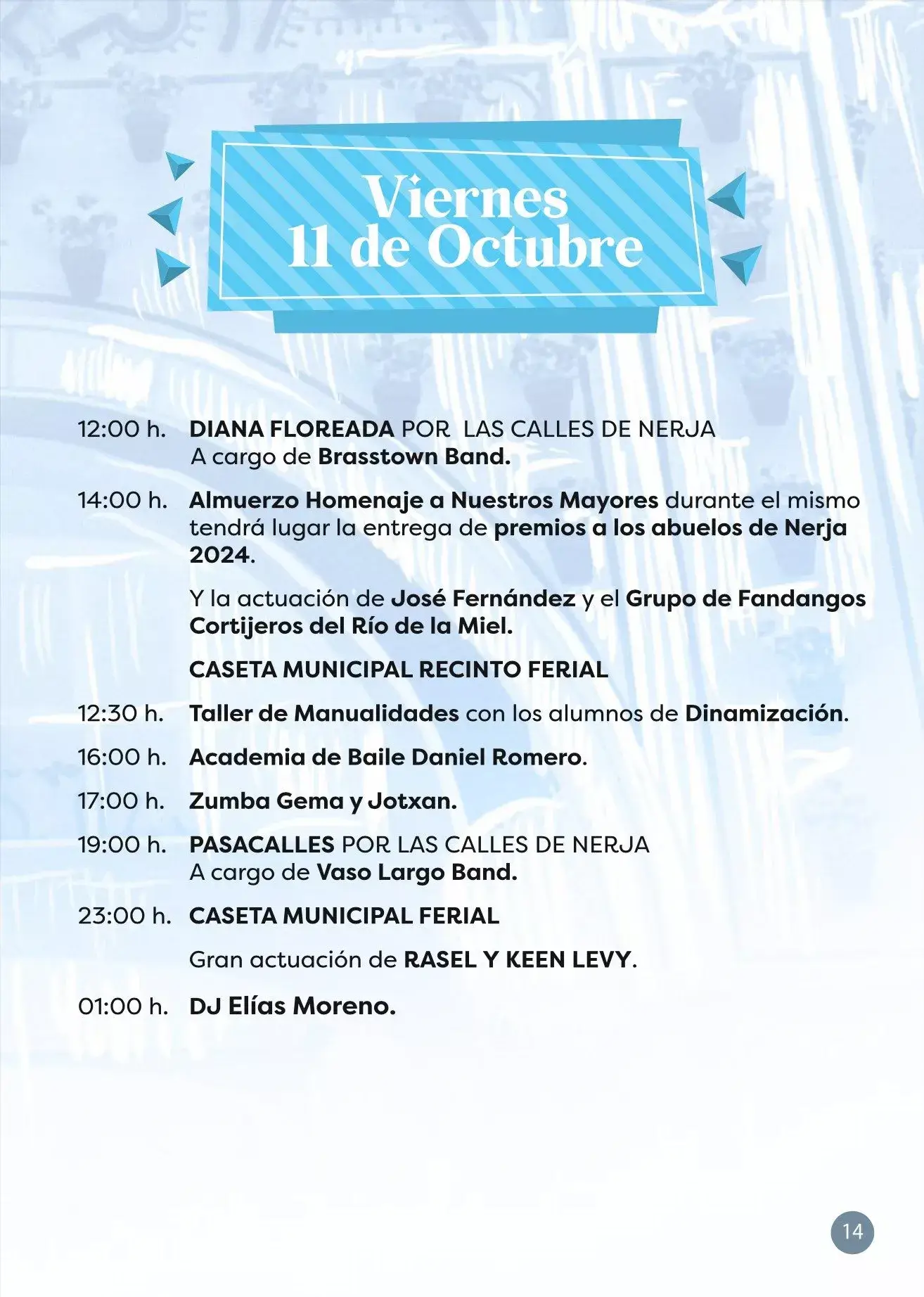 Program Nerja 11 oktober spanska