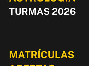 TURMAS ASTROLOGIA 2026