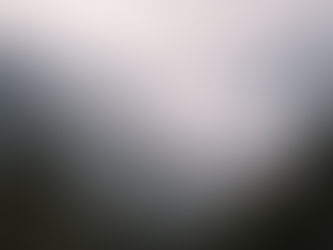 Misty mountain range with layers of evergreen trees. Soft fog drifts through valleys. Moody and serene atmosphere under gray skies.