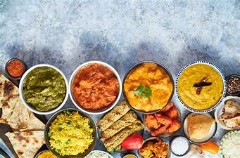 Arranged Food and Objects