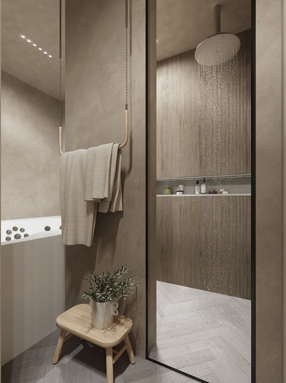 Bathroom Rendering | Beik Design & Build