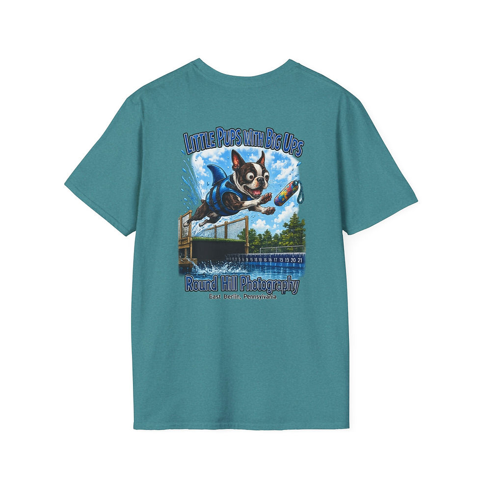 Thumbnail: Little Pups with Big Ups Retro T-Shirts