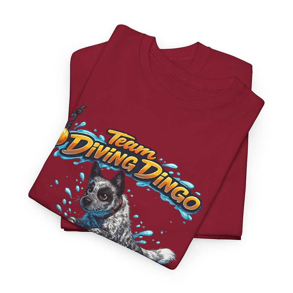 Thumbnail: Jessica Rupp & Judd 'Team Diving Dingo' Graphic Tee