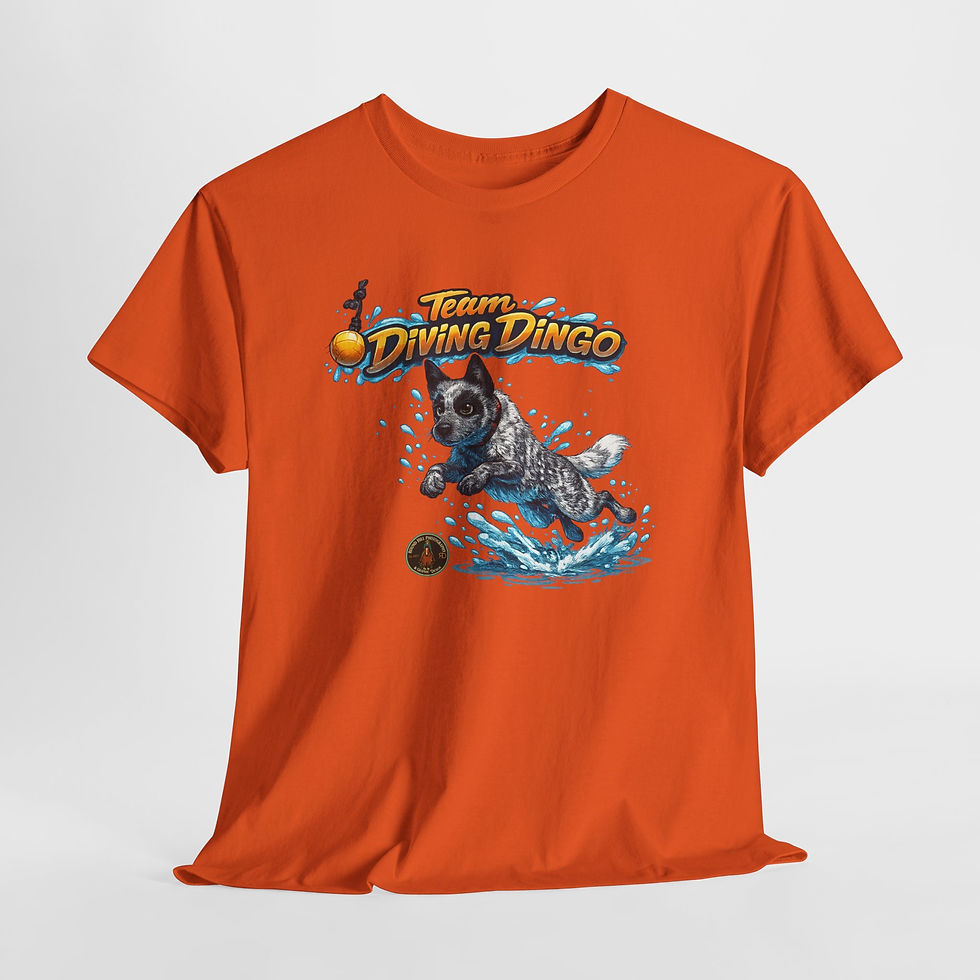 Thumbnail: Jessica Rupp & Judd 'Team Diving Dingo' Graphic Tee