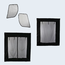 Van windows screens: mesh panels for privacy