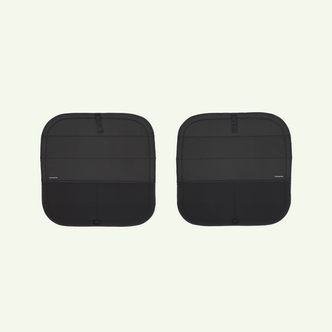 Pair of black VanEssential car seat organizers