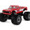 Miniature : Redcat MT-18 1/18 4WD RTR Micro Monster Truck (Edelbrock Racing) w/2.4GHz Radio,
