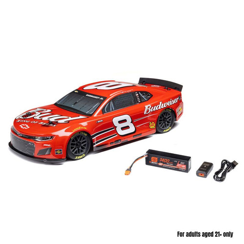 Losi 1/12 NASCAR Dale Earnhardt Jr. No. 8 Budweiser - Red | Total-RC