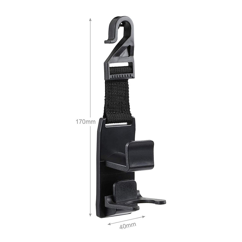 Thumbnail: LIHAO 4PCS Universal Car Vehicle Front Back Seat Headrest Hanger Hook Holders wi