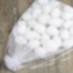 縮圖：Naler Plastic Easter Eggs Blank White Plastic Eggs with Hanging Sling for DIY Pa