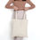 縮圖：White Canvas Bags 2 Pack, LEMESO Heavy Duty Cloth Shopping Bags-Reusable & Porta